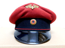 DDR SBZ DR Schirmmütze Reichsbahn Bahnhofsvorsteher Gr. 59 3 Biesen Pappschirm