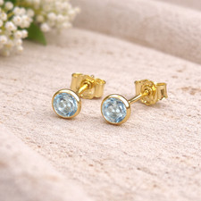 Ohrstecker  4,5mm-echt 585