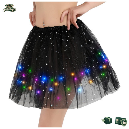 Tüllrock damen led tütü - tüllrock,