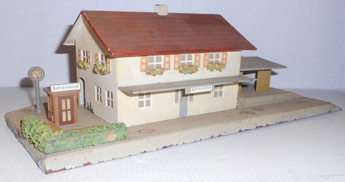 Alter kibri blechbahnhof - kibri,
