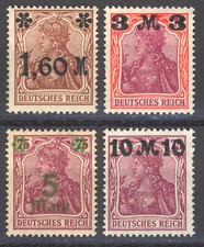 MiNr. 154-157 DR - Germania IX