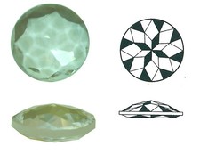 Rautendoublette aus Glas, 1