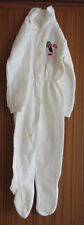 Babyschlafanzug   Größe 68   weiß mit Pinguin Motiv