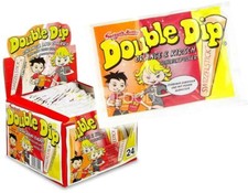 Display Komplett Double Dip Schleckpulver 24 Beutel Brause-Pulver Retro