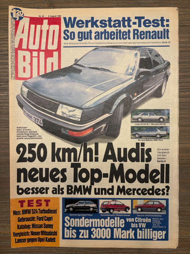 Auto bild 1988 audi - auto,