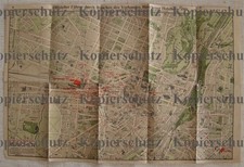 428c❚ alter Stadtplan von München von 1910 , Landkarte