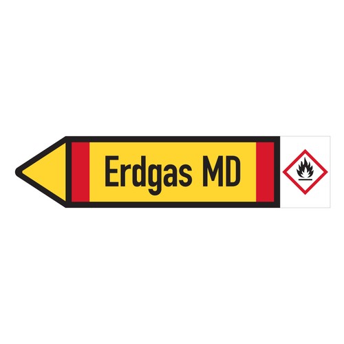 Rohrleitungskennz erdgas md - erdgas,