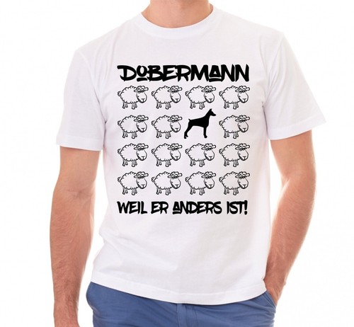 Dobermann kupiert unisex - dobermann,