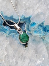 Geschenkset: Smaragd Anhänger
