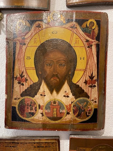 Große ikone mandylion jesus - große,