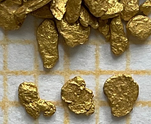 Echtes goldnugget - echtes,