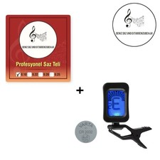 Profesyonel 0.18 Kisa Sap Saz Teli + Akor Aleti Tel Baglama Saiten Zubehör