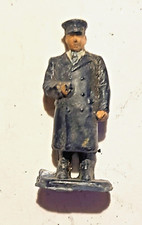 Vintage Blei Spielzeug Station Master / Guard