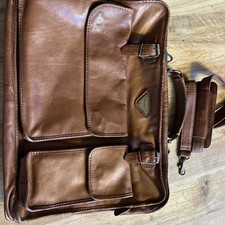 Harold‘s Vintage Akten-/Laptoptasche Cognac, Studium/ Job Mega cooler Eyecatcher