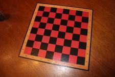 Mühle  und Dame / Schach  Spielbrett  39 x 39 cm