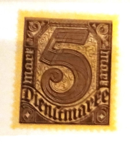 Dienstmarke mark deutsches - 5,