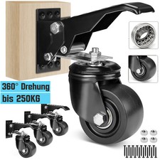 4 Stück 360° Lenkrollen