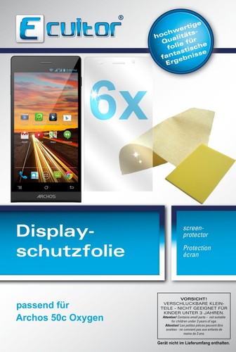 Schutzfolie für archos 50c - 6x,