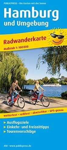 Radwanderkarte hamburg und - radwanderkarte,