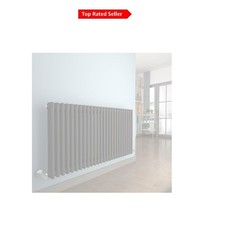 Anthrazit Doppelsäulen Heizkörper Gusseisen Stil 615x1190 mm - Platzsparend, ...