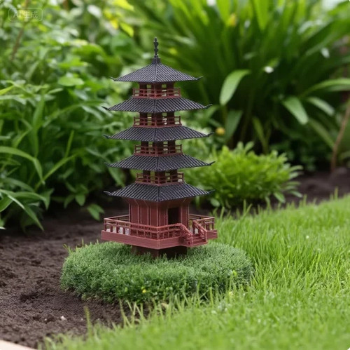 Garten mini pagode - garten, statue