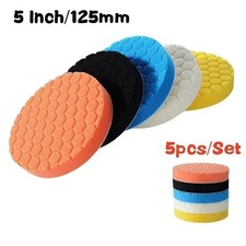 5 x Polierschwamm Set 125 mm