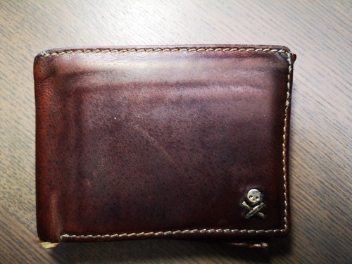 Vintage orig fossil leder - vintage, orig.