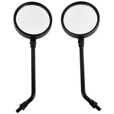2PCS Rund Motorradspiegel Spiegel Rückspiegel E-geprüft Lenkerspiegel M10 M8