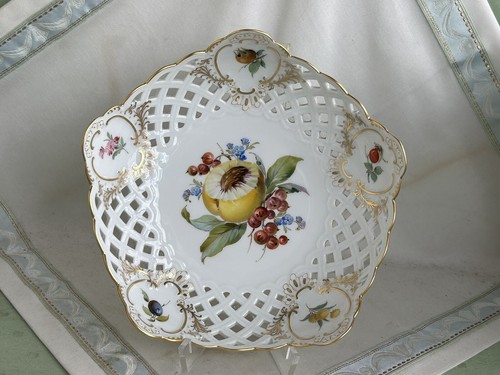 Schöne meissen korb schale - schöne, korb-schale
