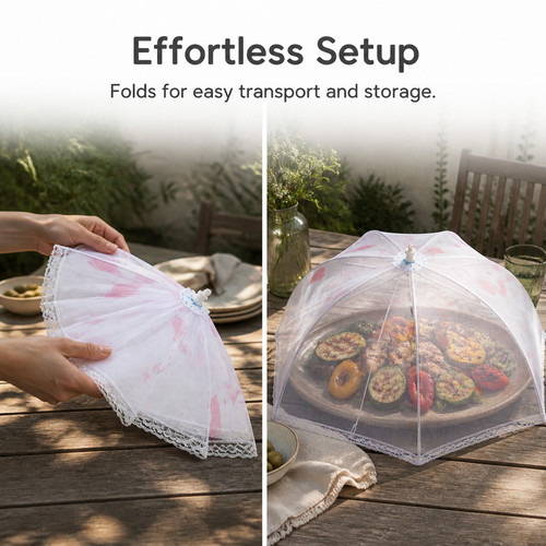 Mesh food zelt mit spitze - food,