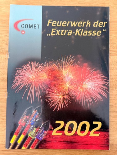 Alter comet feuerwerk katalog - comet,