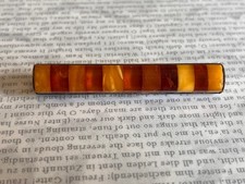 Art Deco Brosche 1930 Bernstein / Silber Fischland 925 Silber