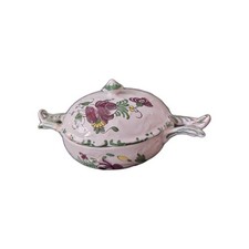 Antike Fayence-Terrine mit