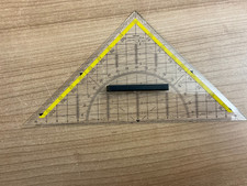 Geodreieck Flexibel Lineal biegsam Geo Dreieck Schule Büro Mathe, mit Griff