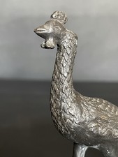 Antike Bronze Statue Pfau Bronzefigur Tierbronze Asiatika