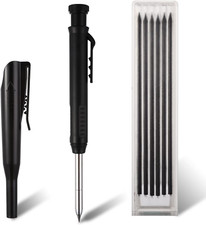 Mechanische Zimmermannsbleistifte mit 6 Minen, Solide Zimmermannsbleistifte mit 