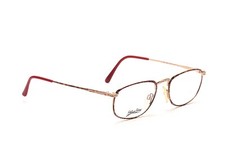 Brille Fassung Metall Gold Bunt Damen Fassung Neu Blue Bay Italy 52 - 18 mm  F2