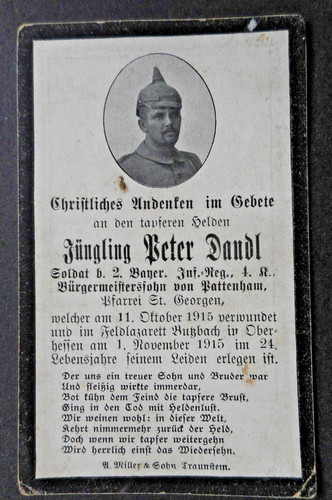 Sterbebild soldat - soldat, 2