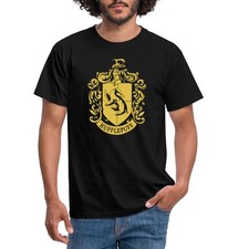 Harry Potter Hufflepuff Wappen Männer T-Shirt