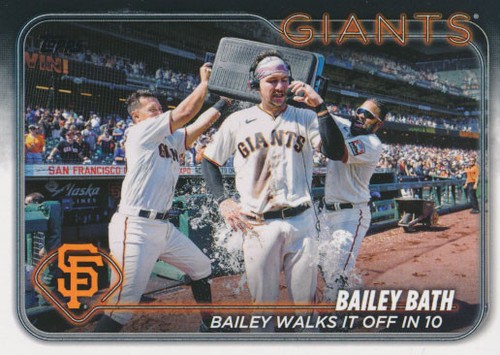 2024 topps 358 patrick bailey - patrick,