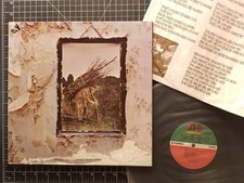 LED ZEPPELIN IV LP 1971 VG+/VG