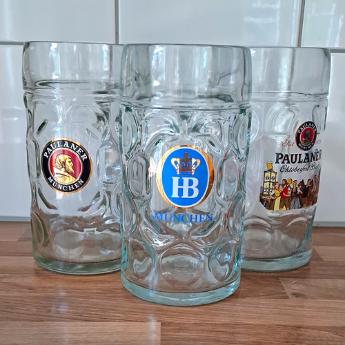 Paulaner glas maßkrug - glas,