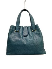 Straußen Handtasche Blau