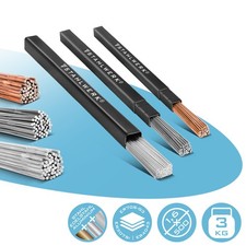 Schweißstäbe Set Stahlwerk Stahl Edelstahl Aluminium 1,6 x 500 mm 1 kg 0,8 kg