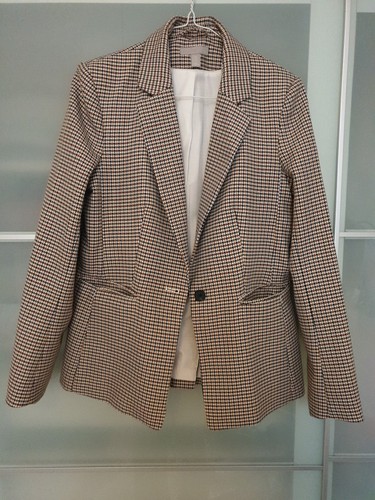 Blazer kariert schwarz rot - blazer,