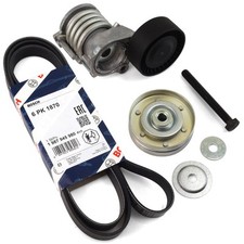 BOSCH Keilrippenriemen + Spannrolle für SEAT Ibiza 3 4 SKODA VW Polo 9A 1.2