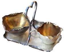 WMF  Jugendstil Zuckerdose Milchkännchen  Tablett Silber Auflage &  innen Gold