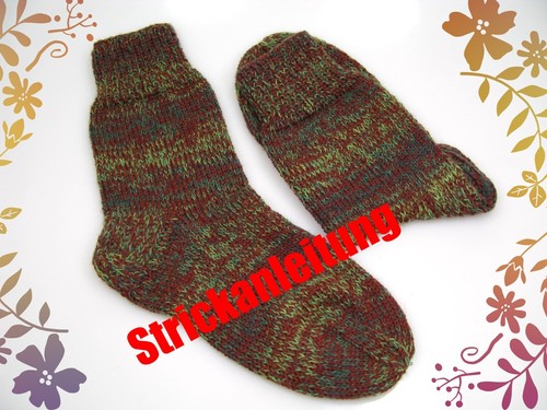 Strickanleitung socken für - socken,
