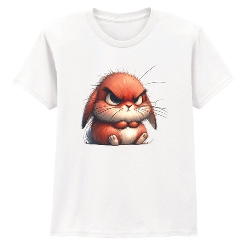 Angry bunny kinder shirt - bunny, t-shirt