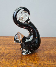 Figur Glas Katze Handarbeit